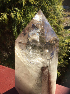 SOLD OUT ~ Reserved for Carly ~ Payment 4 of 12 ~ Ultra Clear Quartz Crystal Large 4 Lb. 15 oz. ~ Generator ~ 7 1/2" Tall Stunning Diamond