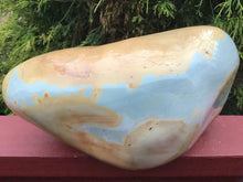 Load image into Gallery viewer, Jasper, Polychrome Ocean, Desert, Atlantis Large 19 lb. Free Form Stone ~ 10&quot; Long ~ Baby Blue Polished Ocean Stone ~ Fast &amp; Free Shipping
