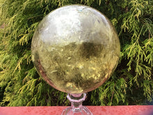 Load image into Gallery viewer, SOLD OUT ~ Reserved for Jessica ~ Payment 5 of 17 ~ Citrine Quartz Large 11 lb. 12 oz. Crystal Ball ~ 6&quot; Wide Golden Sunshine Polished
