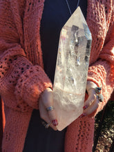 Load image into Gallery viewer, SOLD OUT ~ Reserved for Tiana ~ Final Payment 2 of 4 ~ Clear Quartz Crystal Large 5 lb. 14 oz. Generator ~ 11&quot; Tall ~ Ancient Red Sand