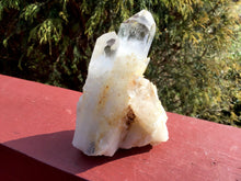 Load image into Gallery viewer, Elestial Lemurian Quartz Big 8 oz. Cluster ~ 3&quot; Tall ~ Stunning Long Frosted Clear Points ~ Home Décor, Altar, Reiki, Rare Crystal Display
