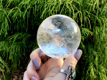 Load image into Gallery viewer, Clear Quartz Crystal Ball 12.9 oz. Polished Sphere ~ 2&quot; Wide ~ Beautiful Reiki, Altar, Feng Shui, Meditation Room Display ~ Fast Shipping