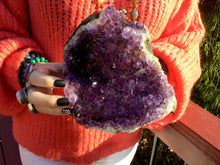 Load image into Gallery viewer, Amethyst Crystal Quartz Large 6 lb. 15 oz. Cluster ~ 6&quot; Tall ~ Reiki Display Specimen ~ Big Beautiful Purple Points ~ Fast &amp; Free Shipping