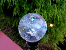 Load image into Gallery viewer, Clear Quartz Crystal Ball 4.8 oz. Polished Sphere ~ 1 1/2&quot; Wide Ultra Sparkling ~ Beautiful Reiki, Altar, Feng Shui Meditation Room Display