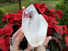 Load image into Gallery viewer, Clear Quartz Crystal Large 4 lb. 7 oz. Generator Twin Flame Double Points ~ 7&quot; Tall ~ Sparkling Rainbow Inclusions ~ Fast &amp; Free Shipping