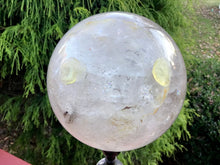 Load image into Gallery viewer, Crystal Ball Clear Quartz Large 6 Lb. Polished Sphere ~ 4&quot; Wide ~ Beautiful Inclusions ~ Reiki, Altar, Feng Shui, Meditation Room Display