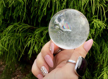 Load image into Gallery viewer, Clear Quartz Crystal Ball 9.4 oz. Ultra Sparkling Polished Sphere ~ 2&quot; Wide ~ Big Beautiful Reiki, Altar, Feng Shui Meditation Room Display
