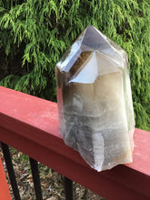 Load image into Gallery viewer, Smokey Citrine Generator Twin Flame Double Large 6 lb. 7 oz. Tower  ~ 6&quot; Tall Crystal Pillar ~ Sparkling Rainbow Inclusions ~ Fast Shipping