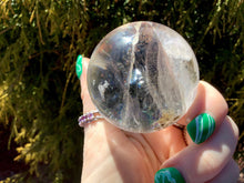 Load image into Gallery viewer, Crystal Ball Ultra Clear Quartz Big 7 oz. Translucent Sphere  ~ 1 1/2&quot; Wide ~ Beautiful Reiki, Altar, Feng Shui Display Elegant Show Piece