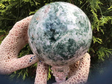 Jasper Crystal Ball Large 3 lb. 15 oz. Polished Sphere ~ 4