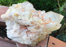 Load image into Gallery viewer, SOLD OUT ~ Payment 15 of 24 ~ 6 Lb ~ Golden Healer Elestial Quartz Crystal Cluster ~  7 &quot; Tall ~ Massive Majestic Castle Atlantean Tower