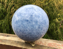 Load image into Gallery viewer, Blue Celestite Crystal Ball Large 9 lb. Polished Sphere ~ 5 1/2&quot; ~ Beautiful Reiki, Altar Décor, Feng Shui Display ~ Fast &amp; Free Shipping