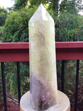 Load image into Gallery viewer, Citrine Quartz Crystal Generator Large 17 Lb. Tower ~ 16&quot; Tall ~ Sparkling Phantom Prisms ~ Big Self Standing Pillar ~ Fast &amp; Free Shipping