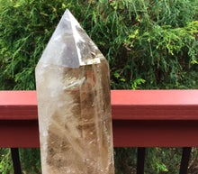 Load image into Gallery viewer, Citrine Quartz Crystal Generator 16 lb. 10 oz. Large Natural Smokey Tower ~17&quot; Tall ~ Sparkling Rainbow Silver Inclusions ~ Fast Shipping