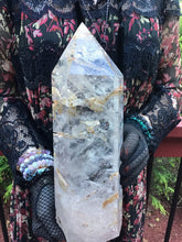 Load image into Gallery viewer, SOLD OUT ~ Reserved for M ~ Payment 4 of 30 ~ Large 17 lb. ~ Ultra Clear Quartz Crystal Generator ~ 14&quot; Tall