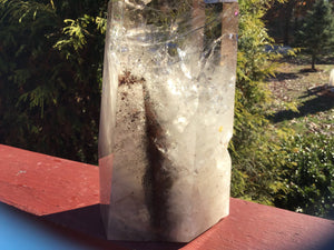 SOLD OUT ~ Reserved for Carly ~ Payment 4 of 12 ~ Ultra Clear Quartz Crystal Large 4 Lb. 15 oz. ~ Generator ~ 7 1/2" Tall Stunning Diamond