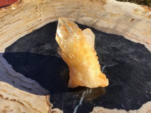 Elestial Quartz Crystal Big 3 oz. Cluster ~ 2 1/2" Long ~ Tibetan Golden Healer ~ Natural Sparkling Gold Crystal Points ~ Fast Free Shipping