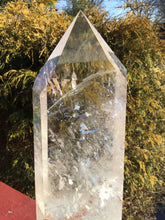 Load image into Gallery viewer, SOLD OUT ~ Reserved for Tiana ~ Final Payment 4 of 4 ~ Clear Quartz Crystal Large 5 lb. 14 oz. Generator ~ 11&quot; Tall ~ Ancient Red Sand