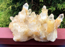 Load image into Gallery viewer, SOLD OUT ~ Reserved for Cristal ~ Payment 2 of 17 ~ Elestial Quartz Crystal Large 9 Lb. Cluster ~ 9&quot; Long ~ Big Tibetan Golden Healer