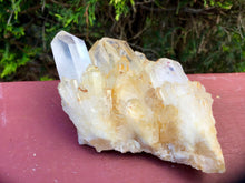 Load image into Gallery viewer, Elestial Quartz Crystal Big 5.6 oz. Cluster ~ 4&quot; Long ~ Clear Golden Healer ~ Altar Display ~ Meditation Reiki Stone ~ Fast &amp; Free Shipping