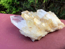 Load image into Gallery viewer, Elestial Quartz Crystal Big 5.6 oz. Cluster ~ 4&quot; Long ~ Clear Golden Healer ~ Altar Display ~ Meditation Reiki Stone ~ Fast &amp; Free Shipping