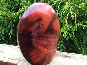 SOLD OUT ~ Reserved for M ~ Payment 2 of 14 ~ Carnelian Tower Large 5 Lb. 7 oz. Pillar ~ 6" Tall ~ Free Form Display Crystal ~ Sparkling