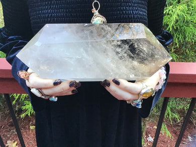 Clear Quartz Crystal Large Double Terminated Wand ~ 6 lb. 12 oz.~ 10