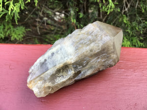 Citrine Elestial Crystal Large 5.4 oz. Cluster ~ 3 1/2" Long ~Natural African Congo ~ Smokey Earthen Quartz Formation ~ Reiki, Meditation