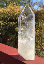 Load image into Gallery viewer, SOLD OUT ~ Reserved for Tiana ~ Final Payment 4 of 4 ~ Clear Quartz Crystal Large 5 lb. 14 oz. Generator ~ 11&quot; Tall ~ Ancient Red Sand