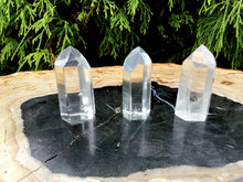 Load image into Gallery viewer, Quartz Crystal Trio Of 3 Ultra Clear 3.5 oz. Generators ~ 2&quot; Tall ~ Perfect For Gifting, Sharing ~  Beautiful Reiki, Altar Display