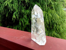 Load image into Gallery viewer, Clear Quartz Crystal 9.7 oz. Generator ~ 4 1/2&quot; Tall ~ Ultra Sparkling Silver Flash Inclusions ~ Incredible Transparency ~ Beautiful Display