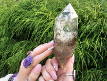 Load image into Gallery viewer, Smokey Citrine Wand Large 13.9 oz. ~ 6&quot; Long ~ High Altitude Himalayan Quartz Crystal Point ~ Museum Quality ~ Golden Transparent Color