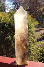 Load image into Gallery viewer, Smokey Clear Quartz Crystal Generator Large 11 Lb. 12 oz. Tower ~ 16&quot; Tall Epic Pillar ~ Big Reiki Monumental Devic Temple ~ Fast Shipping