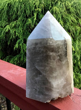 Load image into Gallery viewer, Citrine Quartz Crystal Large 7 Lb. 6 oz. Generator ~ 7 1/2&quot; Tall ~ Smokey Phantom Prisms ~ Self Standing Tower Pillar ~ Big Stunning Display