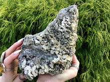 Load image into Gallery viewer, Fluorite, Calcite &amp; Sparkling Golden Pyrite 5 Lb. Crystal Cluster ~ 8“ Long ~ Sparkling Matrix ~ Sacred Geometry Formation ~ Fast Shipping
