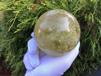Citrine Crystal Quartz Ball Large 1 lb. 8 oz. Polished Sphere ~ 3